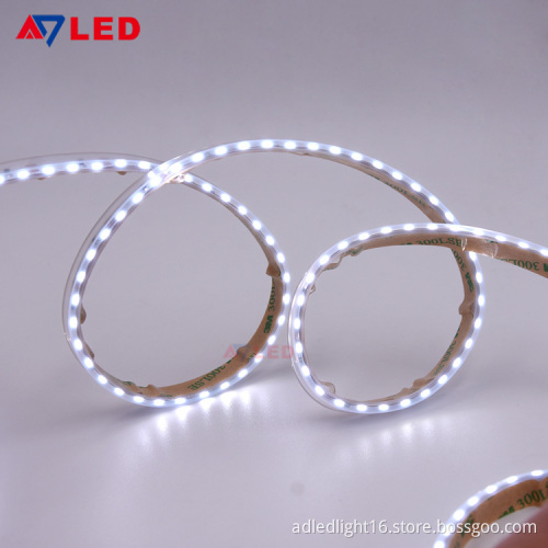 Adled Light Super bright warm white 24v edge emitting silicone cover 315 smd 9.6w/m cuttable led strip for light box rotating